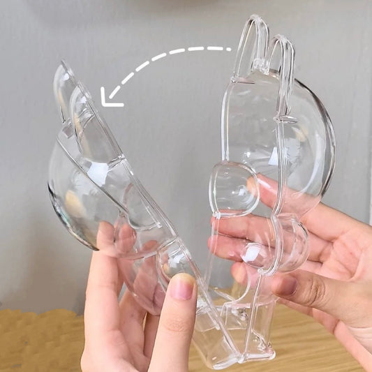 Hard Shell Transparent Travel Case