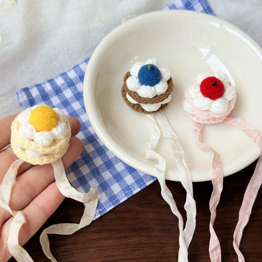 Adorable Doll Cake Hat – Blueberry, Cherry & Lemon Styles | Bubudolls