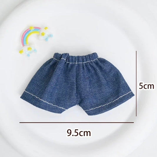 Classic Handmade Denim Jeans for Dolls