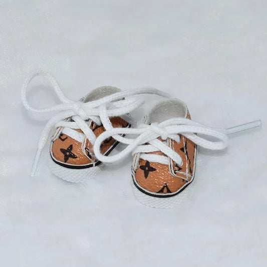 Handmade LV-Inspired Design Designer Doll Casual Shoes