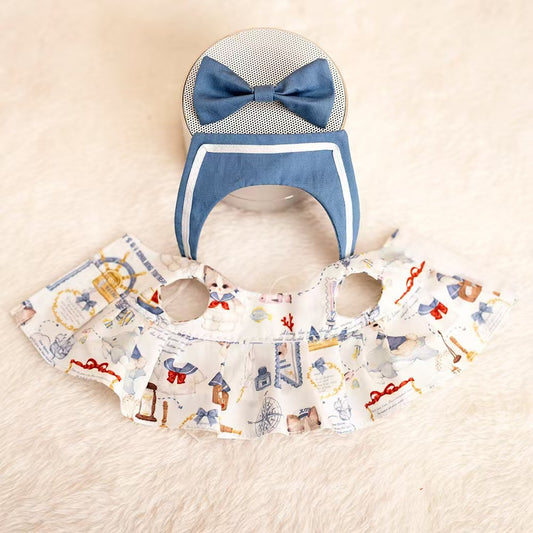 Navy Academy Penguin Dress Set with Cape