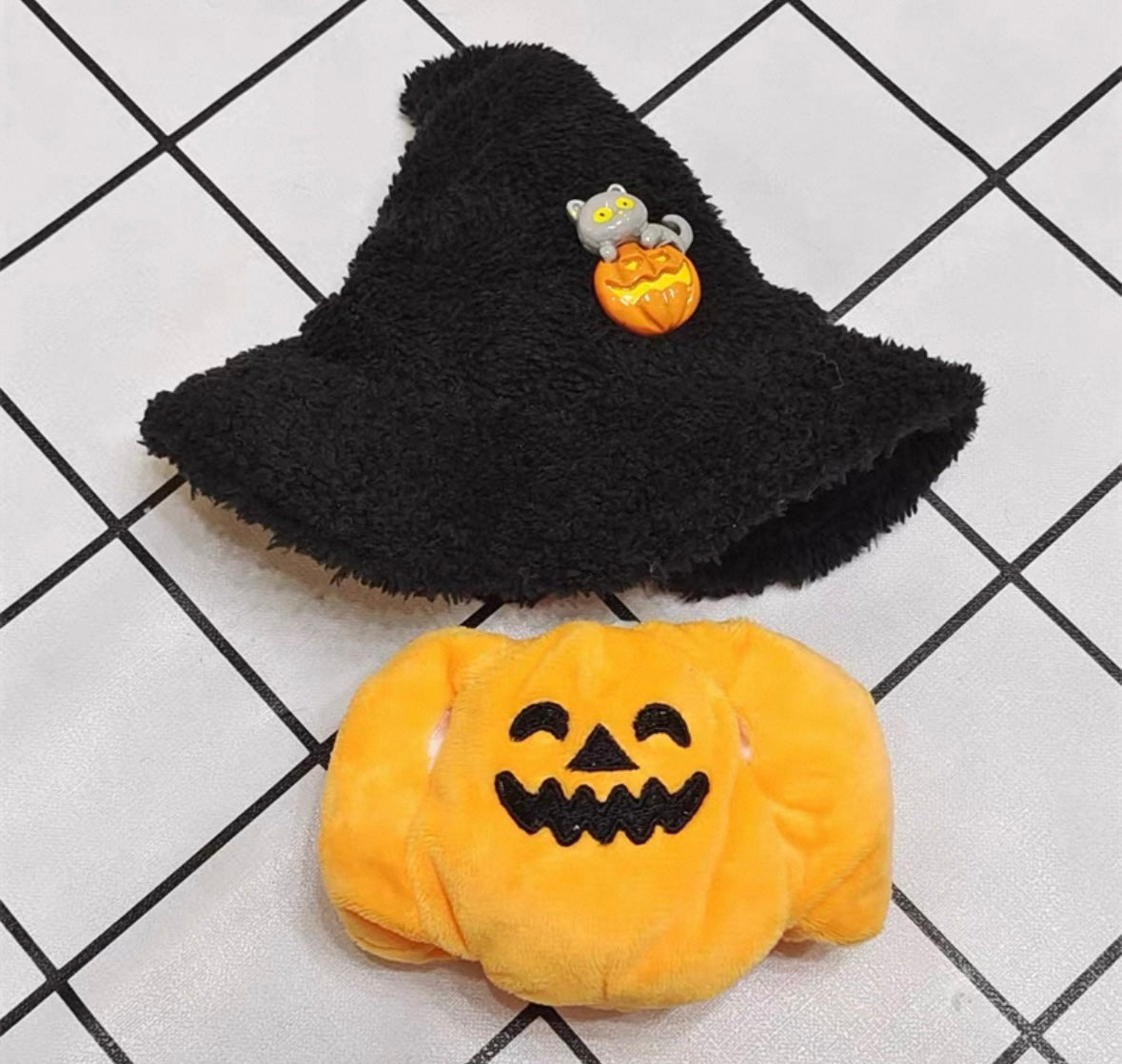 Pumpkin Halloween Doll Outfit – Handmade Costume for Have A Seat