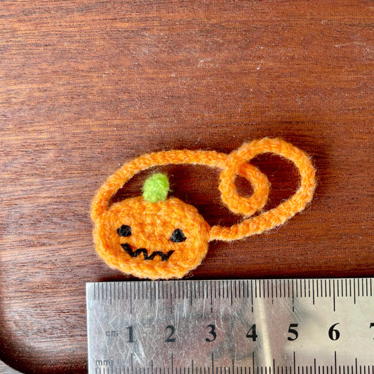 Handmade Pumpkin Crossbody Bag – Halloween Doll Accessory