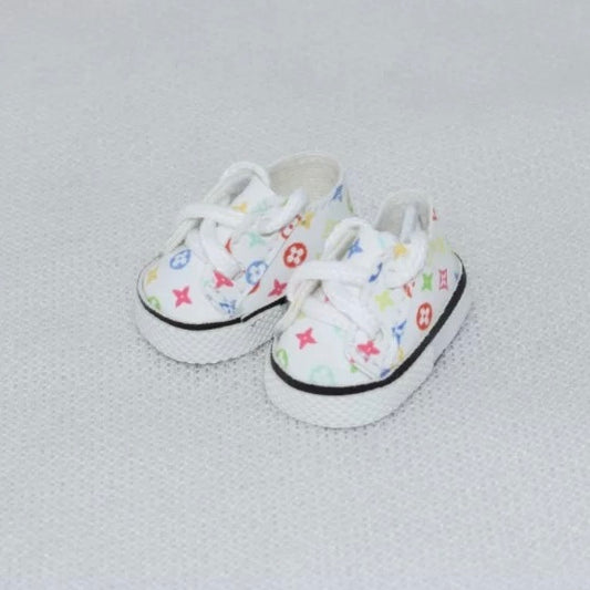 Handmade LV-Inspired Design Designer Doll Casual Shoes