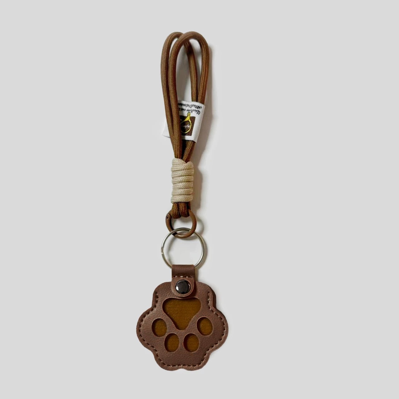 Paw Shaped Leather Pet Hair Keychain – A Tiny Keepsake for Cat & Dog Lovers