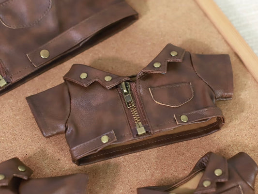 Western Leather Jacket Classic Cowboy Style